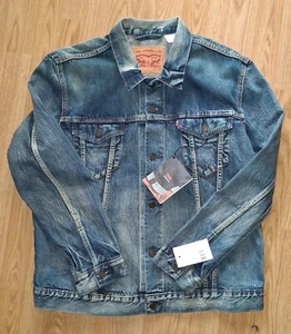 NUEVA Chaqueta de Camionero Levis Para Hombres Denim Botón Delantero Denim Trucker Talla XXL 2XL - Imagen 1 de 11