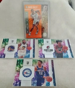 2019-20 Illusions 4 RC Parallel Lot: Orange Darius Bazley, Matisse Instant Imp + - Picture 1 of 5