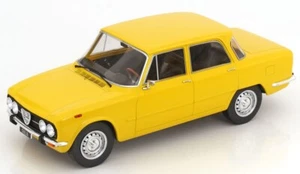 Maqueta de coche MCG Alfa Romeo Giulia Nuova Super amarillo claro 1974 MCG18334 1:18 nuevo embalaje original - Imagen 1 de 3