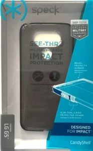 SPECK Candy Shell Tough Slim Clear Case for LG G5 - Onyx Black (75894-5446) - Picture 1 of 2