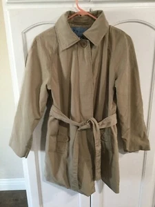 Classic Elements Outerwear Women's Size Small Trench Coat No Hood Tan Lt Brown - Picture 1 of 5