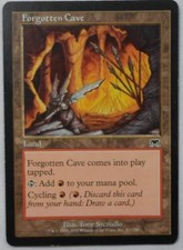 MAGIC THE GATHERING MTG 2002 ONSLAUGHT RED FORGOTTEN CAVE LAND CARD