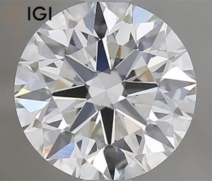 ROUND Cut CVD Lab Grown Diamond F Color VS1 Clarity 1.44 CT. with IGI Certified - Picture 1 of 10