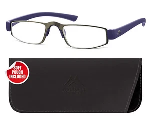 Lesebrille Montana blau für Herren und Damen von +1,0 bis +3,5 Neu - Bild 1 von 3