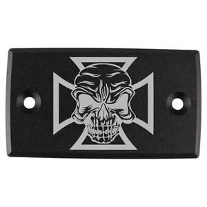 Bremszylinder-Deckel - Cross & Skull - schwarz → Suzuki VZ 800 Marauder - Bild 1 von 2