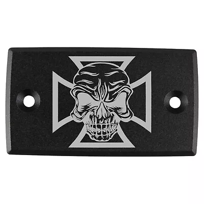 Bremszylinder-Deckel - Cross & Skull - schwarz → Suzuki VZ 800 Marauder - Bild 1 von 2