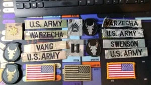Posten 18 OCP, ACU Patches, Flaggen, 34th Div Patch Namensbänder und US Army Tapes - Bild 1 von 7
