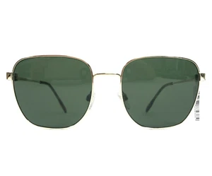 Burberry Sunglasses Drew B3142 1109/71 Gold Frames w/ Green Lenses 55-19-145 - Picture 1 of 13