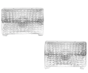 1970 Chevrolet Nova Parking Lamp Light Lenses (Clear Lens) Pair/ 2 Pieces- M1647 - Picture 1 of 1