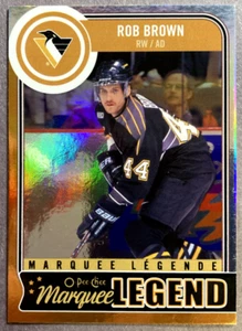 2014-15 O-Pee-Chee Marquee Legend Rainbow #572 Rob Brown Pittsburgh Penguins - Picture 1 of 1