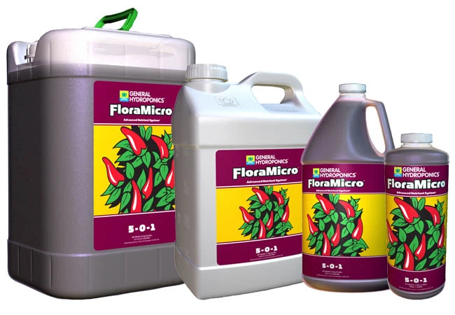 General Hydroponics FloraMicro 1 Quart, 1 Gallon, 2.5, 6 Gal -flora micro GH QT - Image 1 of 1