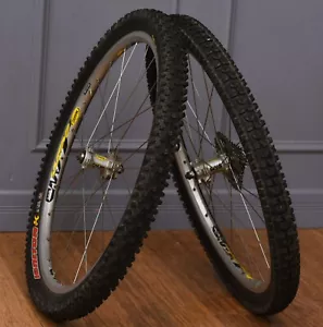 MAVIC CROSS LAND 26" Wheelset, Disc, 9 x 100/135mm, MAXXIS Tubeless, vintage mtb - Picture 1 of 16