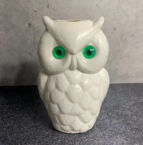 Vintage 8" White Owl Blow Mold Cover REPLACEMENT - Patio Indoor/Outdoor Decor - Picture 1 of 9