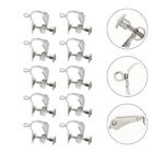  10 Pcs Clip on Earring Clips Spiral Earrings Helix Components