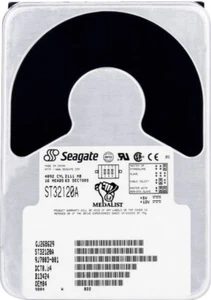 Hard Drive Seagate Medalist 2.1GB 4200U/Min 128KB Ide Ata ST32120A 3.5'' Inch - Picture 1 of 3