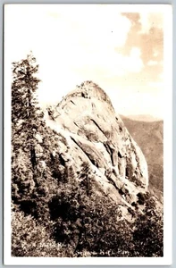Foto postal real de colección California CA Moro Rock Sequoia National Park años 50 RPPC - Imagen 1 de 2