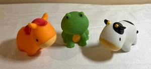 Munchkin weiche Gummistiere - 3 Stück - Pferd, Kuh, Frosch - Bild 1 von 1