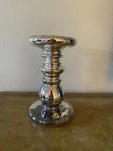 Slatkin und Co Glas Stumpenkerzenhalter - Bild 1 von 7