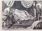 Hermes Helios Leucothoé Mythology Greek Etching XVIII Century Metamorphosis Ovid