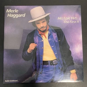 Merle Haggard - His Epic Hits The First 11 (1984) Vinyl LP Epic SEALED - Picture 1 of 7