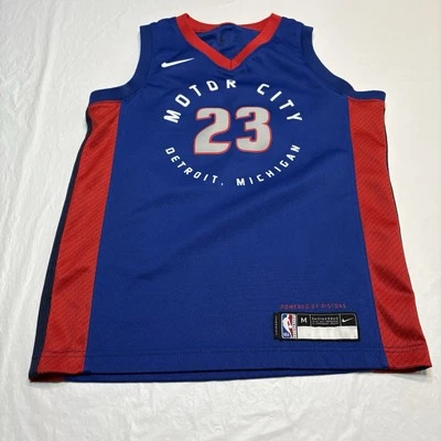 Футболка молодежная Detroit Pistons Blake Griffin No23 Motor City Nike NBA средняя 10/12 - Изображение 1 из 4
