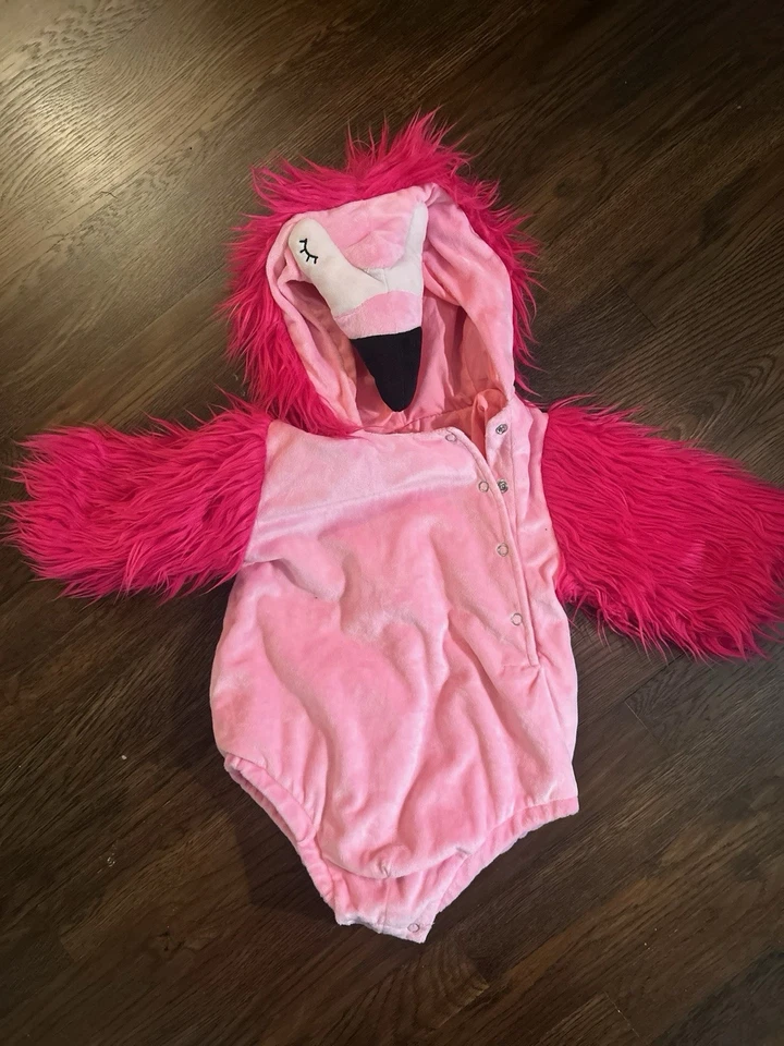 Pottery Barn Kids Baby Flamingo Costume Halloween, Ages 12-24 Months - Image 1 of 4