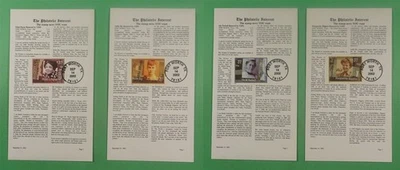 DR WHO 2002 (4) FDC JOURNALISM WOMEN CACHET COMBO R14468 - Image 1 of 4