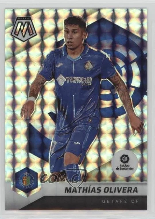 2021-22 Panini Mosaic La Liga Mosaic Prizm Mathias Olivera #58 - Image 1 of 2