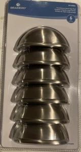 Brainerd 3” Cup Pull Satin Nickel 6 PACK - Contemporary Cup Pull - Cabinet - Picture 1 of 3