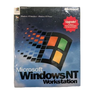 Microsoft Windows NT Workstation 4.0 CD-ROM Upgrade Business Computing NOS New - Picture 1 of 5