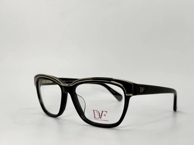 Nuevas Gafas Auténticas Diane von Furstenberg DVF5082 001 Negro Dorado 54-15-135 Foto 1 de 4
