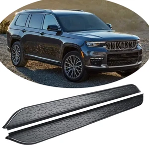 2Stck. Seitenschritt für Jeep Grand Cherokee L 2022-2025 Trittbrett Nervenleiste - Picture 1 of 6