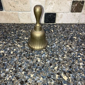 Vintage Messing Glocke Indien 6"x 3" - Bild 1 von 3