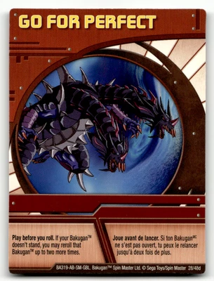 Bakugan Card - Go For Perfect (Hydranoid) - Ability - Battle Brawlers - Image 1 of 2