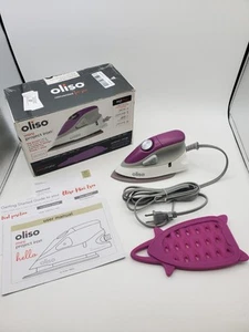 Oliso M2 Pro Mini Project Iron with Silcone Solemat -color Orchid Purple - Picture 1 of 20