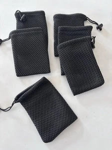 6 piccole borse con coulisse a rete per gioielli o cosmetici, giocattoli rossetti, sacchetti portagioie - Foto 1 di 4