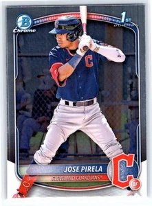 Bowman #BCP-111 2025 José Pirela 1st Chrome Prospects Cleveland Guardians - Imagen 1 de 2