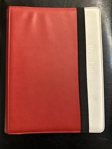 Red White Pro-Folio LX TCG Binder 20 9-Pocket Pages 360 Capacity Side Load Cards - Picture 1 of 3