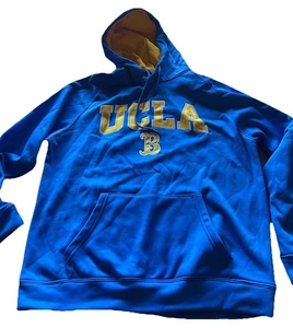 UCLA Bruins Hoodie Herren L blau gold Logo Center Embroider Section University - Bild 1 von 11