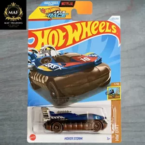 Hot Wheels Hover Storm Blue #223 Mainline 2024 Case N ∣ Nuevo Netflix HW Dirt - Imagen 1 de 2