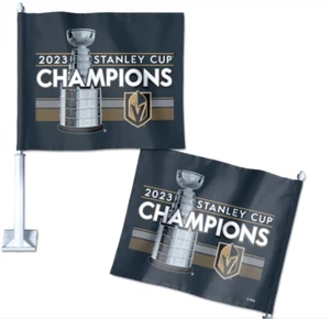 NHL Las Vegas HOCKEY Knights 2023 Stanley Cup Champions Car Truck Flag 2 sided - Bild 1 von 3
