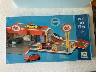 GARAGE CARDBOARD POP TO PLAY SOLD WITHOUT FIGURINE DJECO - Изображение 1 из 4