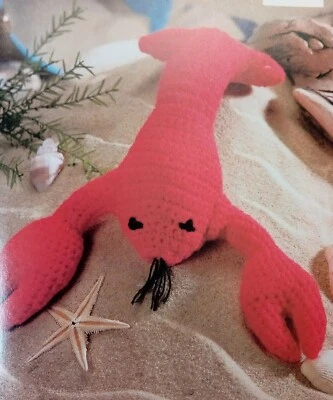 Revista Crochet Fantasy De Colección Agosto 1998 Nº Baratija 125 langosta con caparazón libélula Foto 1 de 4