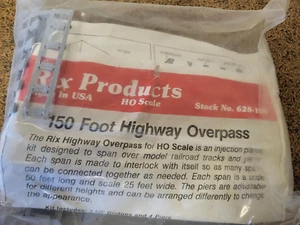 HO Rix Products 1930's 150' Highway overpass - Picture 1 of 3