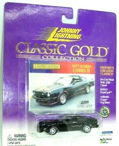 Johnny Lightning Classic Gold 1977 Ford Cobra II Limited Edition 1:64 schwarz Rarität - Bild 1 von 1