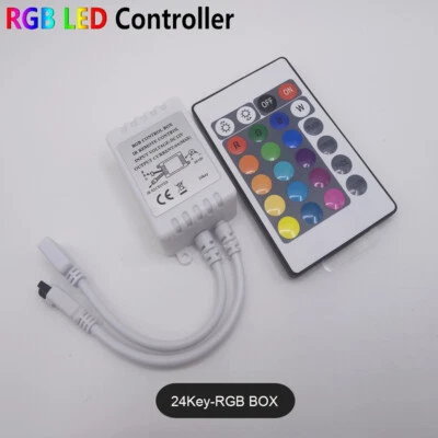 5-24v 5050 2835 RGB LED Strip Light Mini 24/44 Key IR Remote Wireless Controller - Image 1 of 4