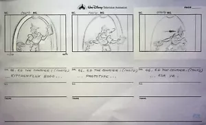 Lápiz guion gráfico serie de televisión animada Disney Buzz Lightyear of Star Command 2000 - Imagen 1 de 2