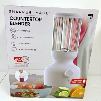 Sharper Image 台面搅拌机,全新,榨汁机、冰沙和奶昔新品 — 第 1/2 张图片