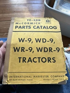 International TC-32D Parts Catalog W-9 WD-9 WR9 WDR9 - Picture 1 of 3