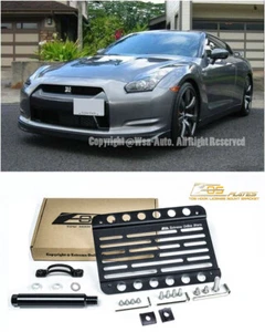EOS para 09-16 Nissan GTR R35 gancho de remolque delantero soporte de montaje de placa de matrícula - Imagen 1 de 11
